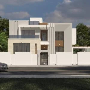 33 three floor modern house design,plot size (20mx30m) (copy)