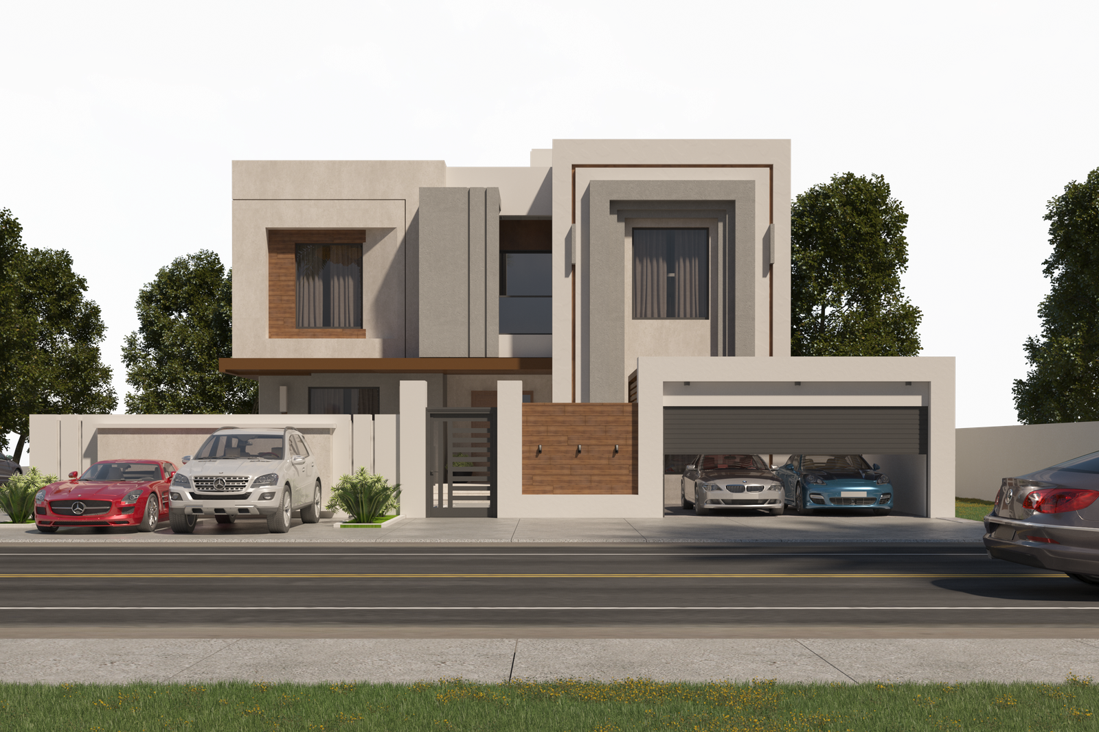 three floor modern house design,(45 houses)