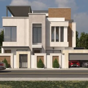 31 three floor modern house design,plot size (20mx20m) (copy)