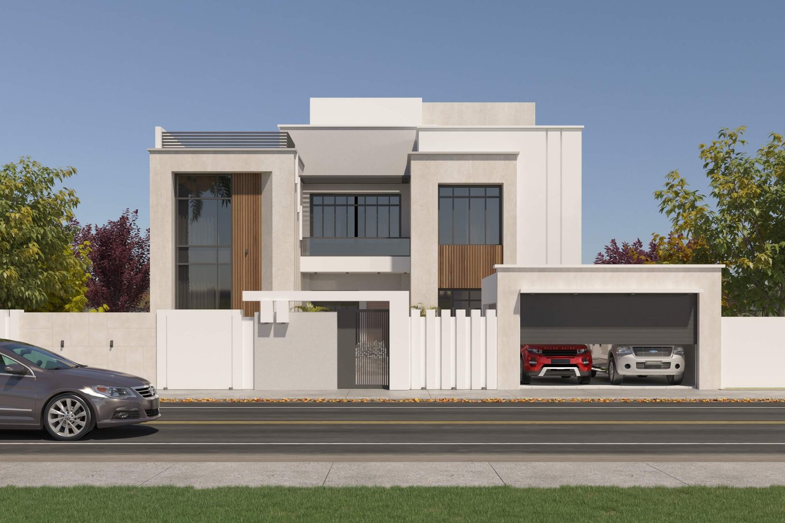 two floor modern house design,plot size( 21 m x 30 m) (copy)