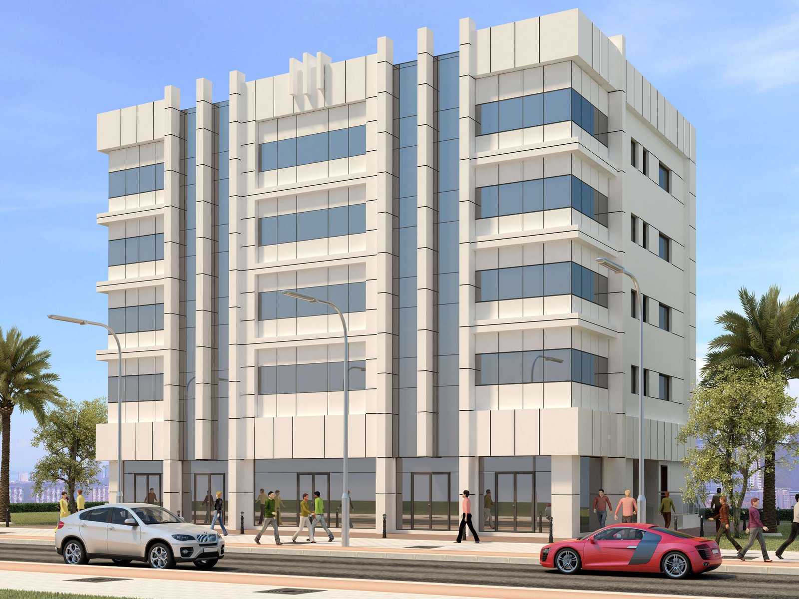 1012 5 floor building design,plot size (28mx22m)