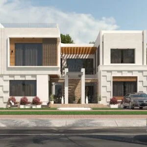two floor modern house design,plot size( 21 m x 30 m)