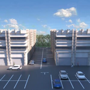 1015 5 floor building design +basement,plot size (40mx60m)