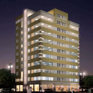 1002 11 floor building design ,plot size (25mx20m)