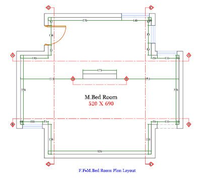 529 guest room interior design,size (6.00mx5.00m) (copy)