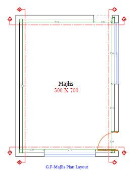 539 guest room interior design,size (5.00mx5.00m) (copy)