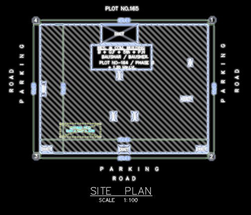 1006 12 floor building design ,plot size (20mx20m) (copy)