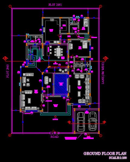 two floor modern house design,plot size( 21 m x 30 m)