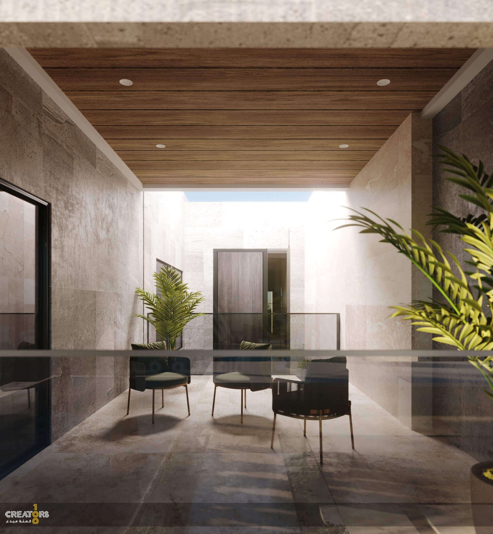 two floor modern house design , plot size 25 m x 35 m
