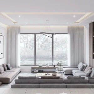 546 family hall interior design,size (6.20mx5.00m)