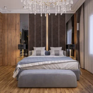 501 modren bed room interior design, size (5.50mx4.50m)
