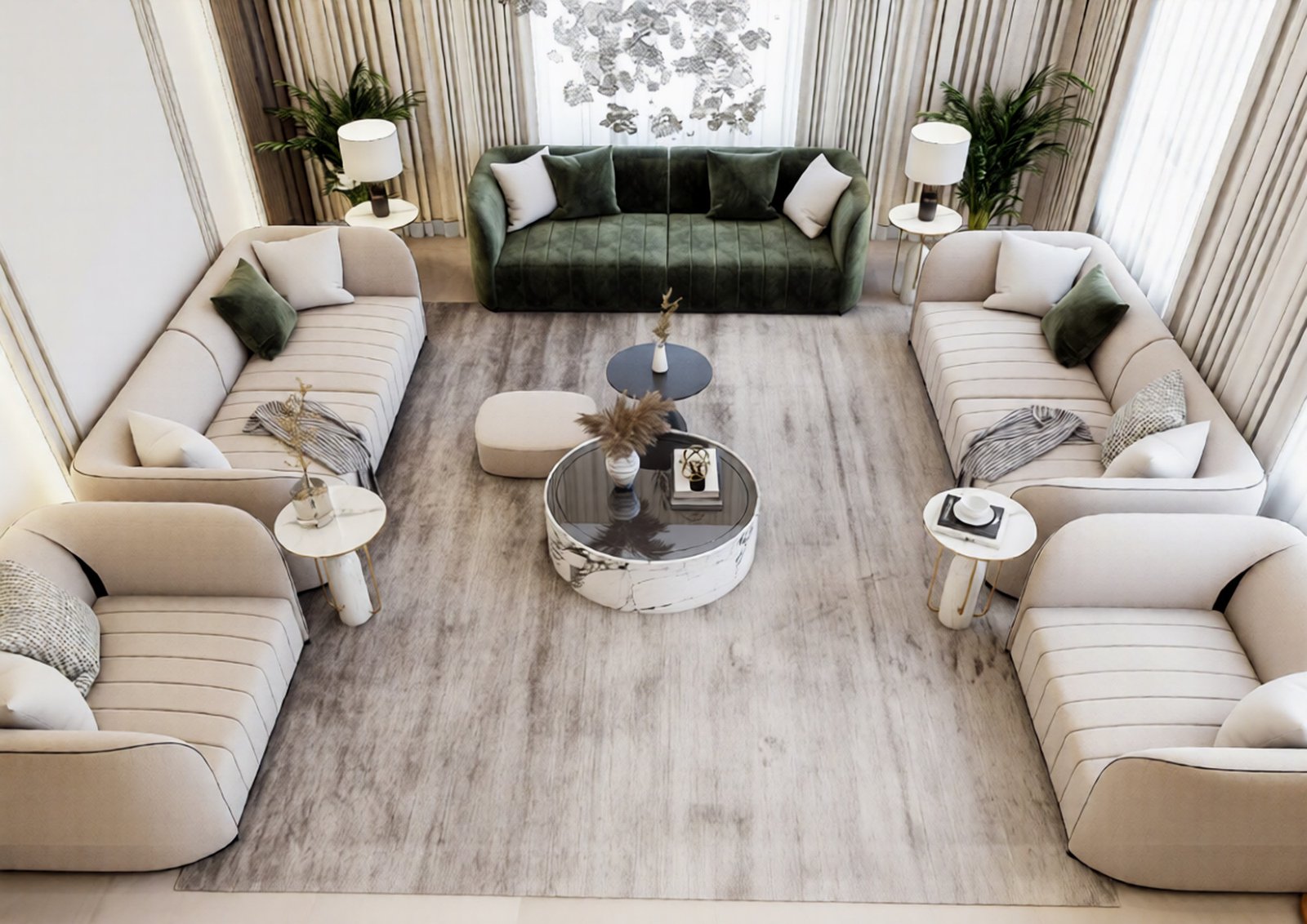 548 family hall interior design,size (6.00mx5.50m) (copy)