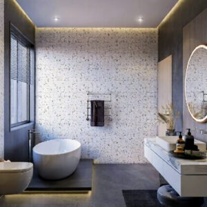 517 bath interior design,size (2.80mx4.40m)
