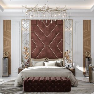 561-Bed Room, Interior Design, Size(4.80mx5.70m)