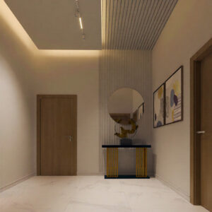 634-Entrance Lobby, Interior Design, Size(3.30mx2.80m)