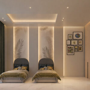 636-Bed Room, Interior Design, Size(4.40mx5.80m)