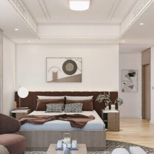 605-Bed Room, Interior Design, Size(4.70mx5.90m)