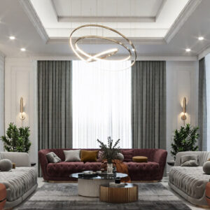 575-Family Hall, Interior Design, Size(6.20mx5.00m)
