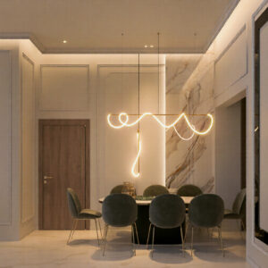 569-Sitting & Dining, Interior Design, Size(3.20mx6.60m)