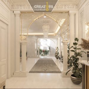 595 -Entrance Lobby, Interior Design, Size(3.00mx3.75m)