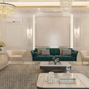 592-Family Hall, Interior Design, Size(10.55mx6.80m)