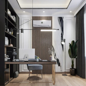 577-Samall Office, Interior Design, Size(3.00mx3.30m)