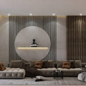 614-Sitting Hall, Interior Design, Size(3.50mx5.20m)