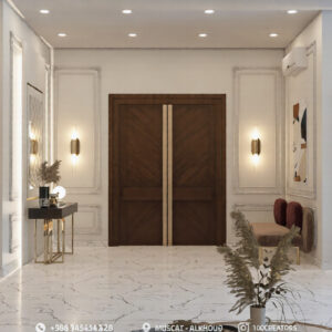 620-Entrance Lobby, Interior Design, Size(4.00mx3.70m)
