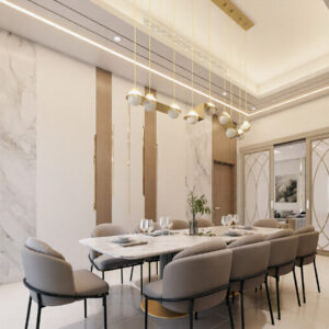 608-Dining Room, Interior Design, Size(4.00mx5.90m)