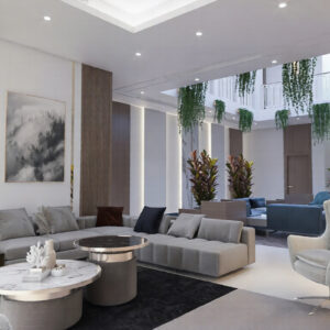611-Family Hall, Interior Design, Size(6.80mx6.10m)