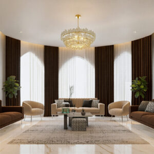 625-Family Sitting, Interior Design, Size(6.00mx6.00m)